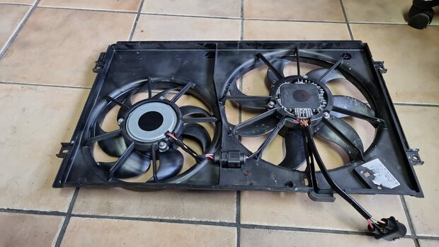 VW Golf 6 Caddy Elektrisch Dubbelven Ventilator 1K0121207T