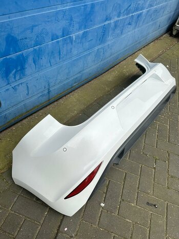 VW Golf 7 Achterbumper bumper 4x pdc Oryx White LOK1 T70