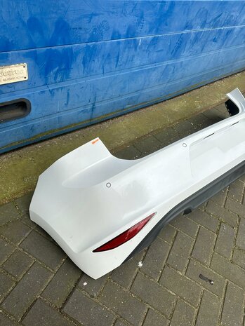 VW Golf 7 Achterbumper bumper 4x pdc Oryx White LOK1 T72