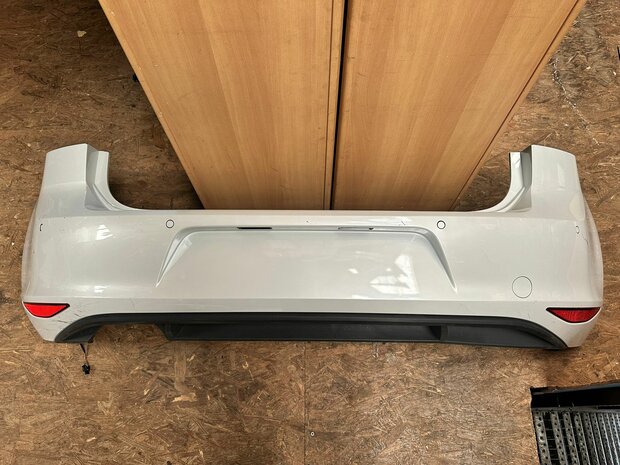 VW Golf 7 Achterbumper bumper 6x pdc Oryx White LOK1 X2