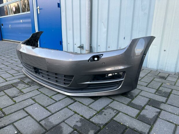 VW Golf 7 Voorbumper 6x pdc kls ACC LIMESTONE GREY LA7N