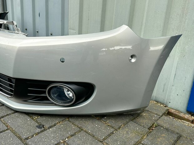 VW Golf 6 Voorbumper bumper 6x pdc goud zilver S4