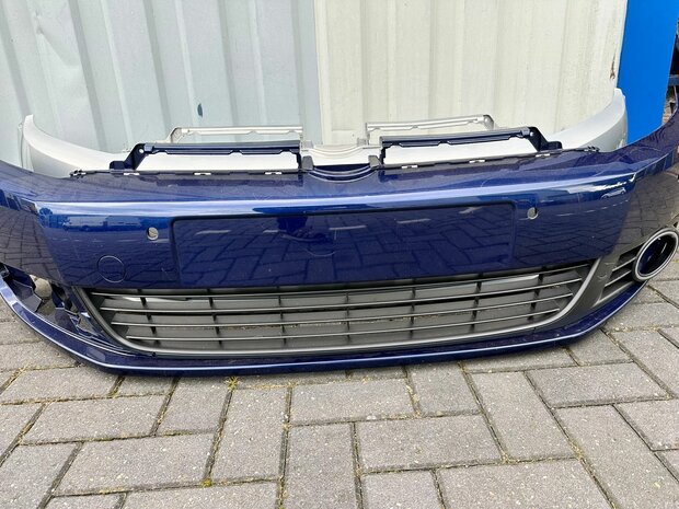 VW Golf 6 Voorbumper 6x pdc ld5q blauw P113