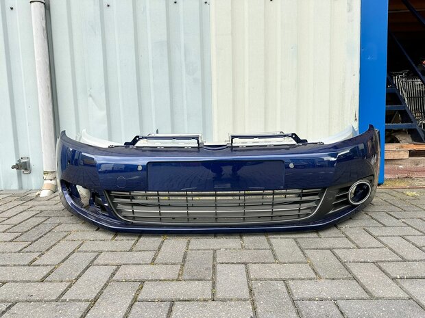 VW Golf 6 Voorbumper 6x pdc ld5q blauw P113