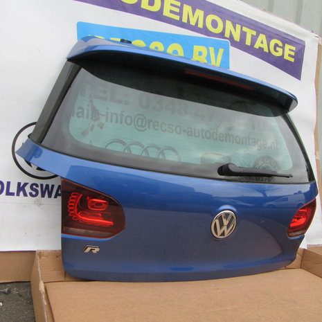 VW Golf 6 R GTD GTI Achterklep koffer klep Blauw LR5Z