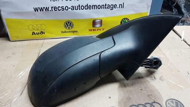 seat arosa buitenspiegel plastic zwart rechts 6X0057544RE