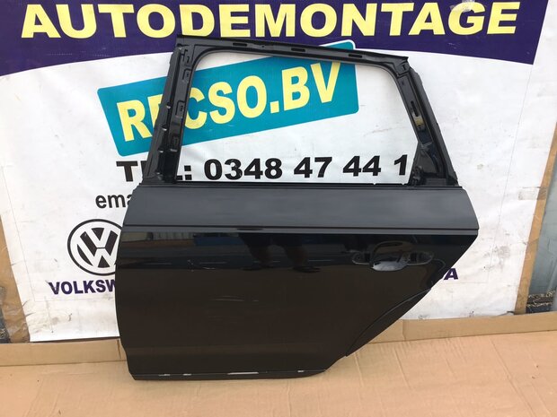 Audi A4 Variant 8W Links Achter deur  portier Deur Uni Zwart Bj 2016>>