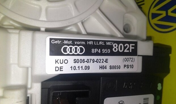 Audi A3 Ruitbedienings motor ruiten RA 8P4959802F