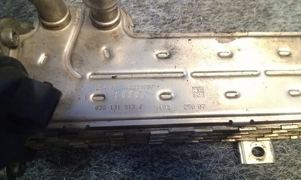 Gebruikte EGR Koeler 03G131513J 03G131512L 2.0 TDI BKD BKP