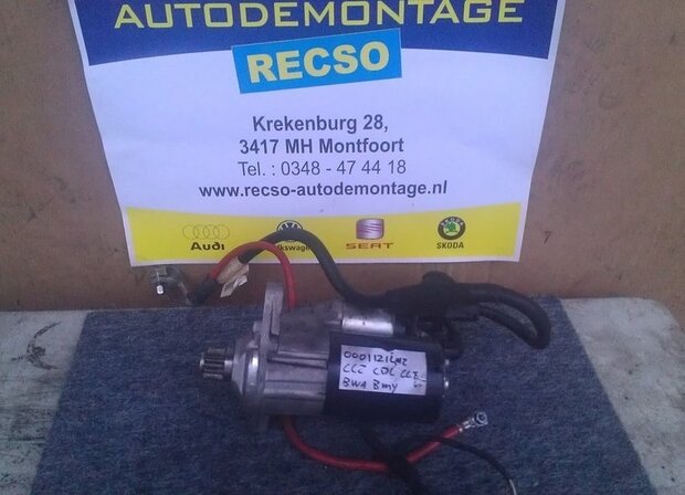 Gebruikte Startmotor 02E911023J CCZ 2.0 Golf 7 GTI Passat A3