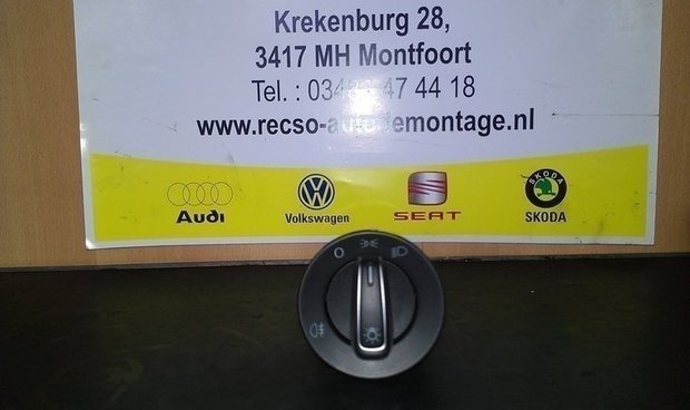 VW Polo 6R Lichtschakelaar verlichting 6R0941531H