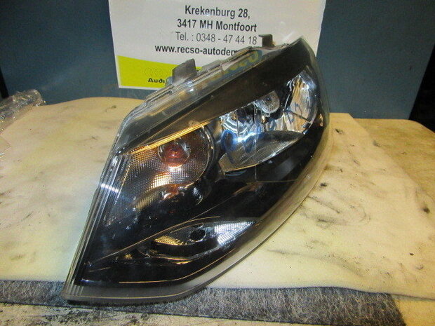 VW Polo 6R Koplamp 6R1941015E Links oortje kapot