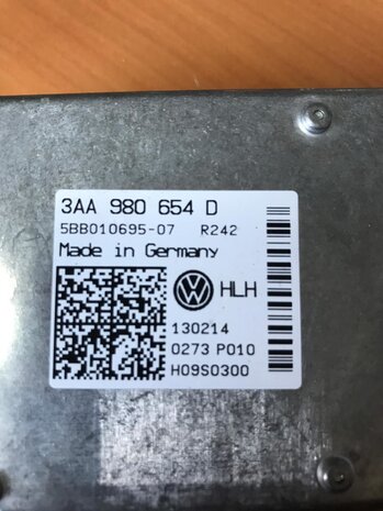 VW Passat CC Camera voorzijde met artikelnummer  3AA980654D