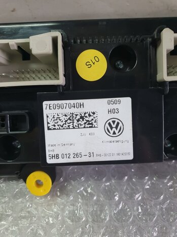 Kachelbediening VW Transporter T6 7E0907040H